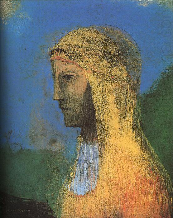 The Druidess, Odilon Redon